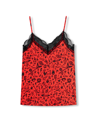 TOP LENCERO ROCK N ROLL |LA OVEJA NEGRA SHOP.