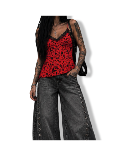TOP LENCERO ROCK N ROLL |LA OVEJA NEGRA SHOP.