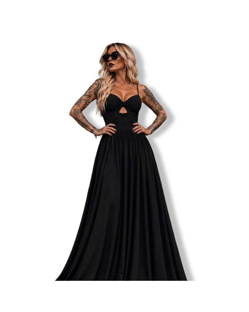 VESTIDO DRISELLA BLACK|LA OVEJA NEGRA SHOP