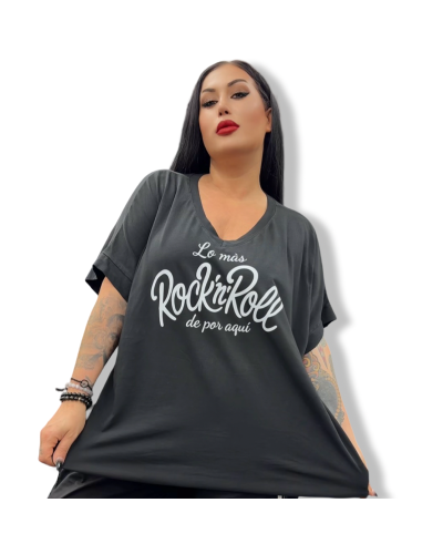 CAMISETA LO MÀS ROCK N ROLL DE POR AQUÌ LA OVEJA NEGRA SHOPDARK SHEEPS.
