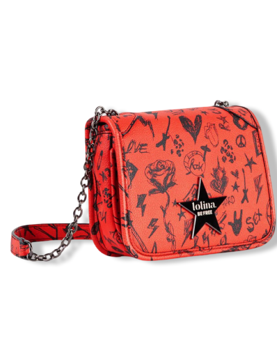 BOLSO ESTRELLA ROCK LOLINA|LA OVEJA NEGRA SHOP.