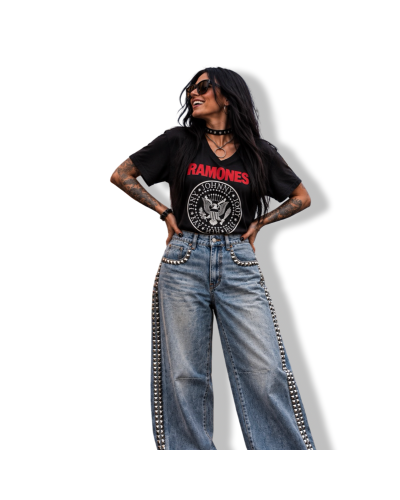 CAMISETA OVERSIZE RAMONES  LA OVEJA NEGRA SHOP