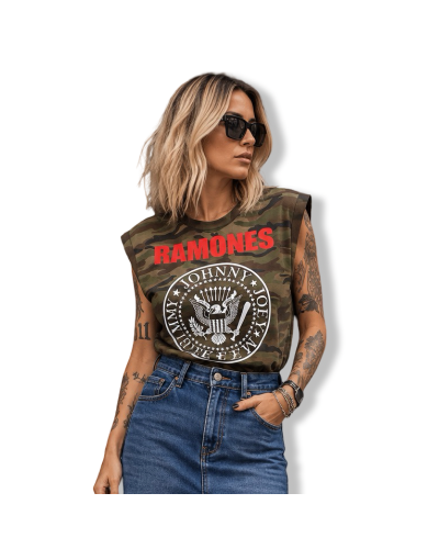 CAMISETA RETRO RAMONES  LA OVEJA NEGRA SHOP