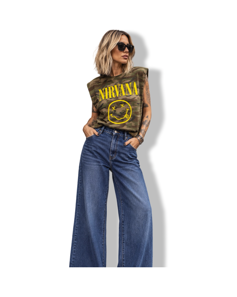 CAMISETA RETRO NIRVANA LA OVEJA NEGRA SHOP