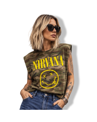 CAMISETA RETRO NIRVANA LA OVEJA NEGRA SHOP