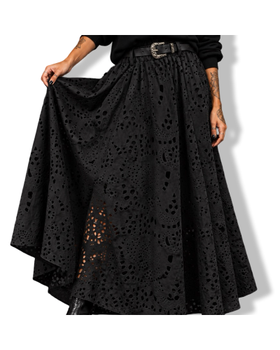 FALDA TROQUELADA| LA OVEJA NEGRA SHOP.