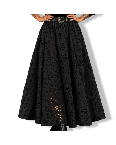 FALDA TROQUELADA| LA OVEJA NEGRA SHOP.