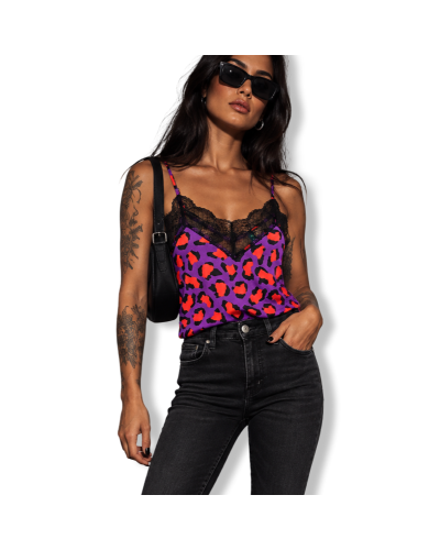 TOP LENCERO ANIMAL INSTINCT |LA OVEJA NEGRA SHOP.
