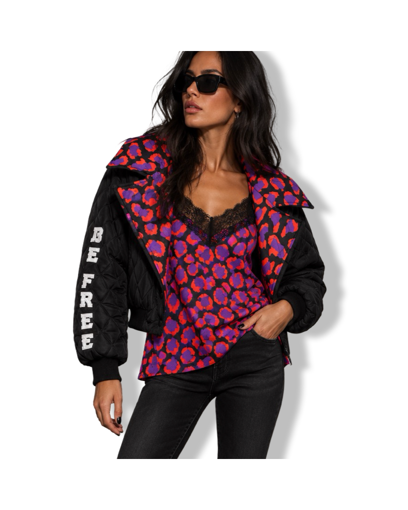BOMBER REVERSIBLE ROAR LOLINA|LA OVEJA NEGRA SHOP.