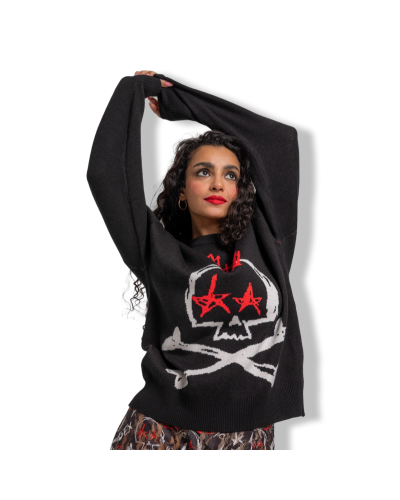 VESTIDO SUDADERA ROCK N ROLL MIDI|LA OVEJA NEGRA SHOP.