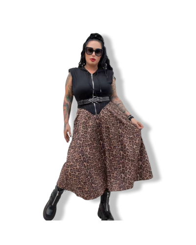 FALDA VUELO ANIMAL VINTAGE.|LA Oveja Negra Shop.