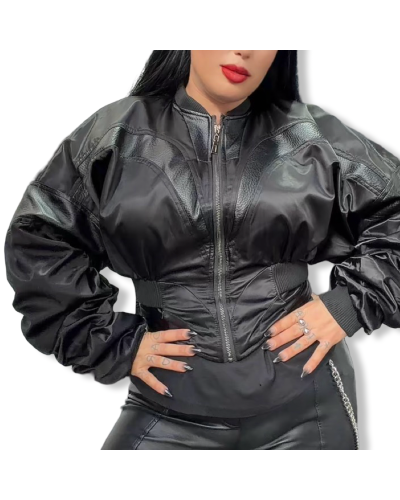 BOMBER  RETRO GOTH DAYANNA|LA OVEJA NEGRA SHOP.