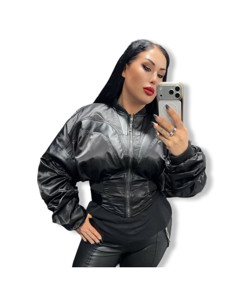BOMBER  RETRO GOTH DAYANNA|LA OVEJA NEGRA SHOP.