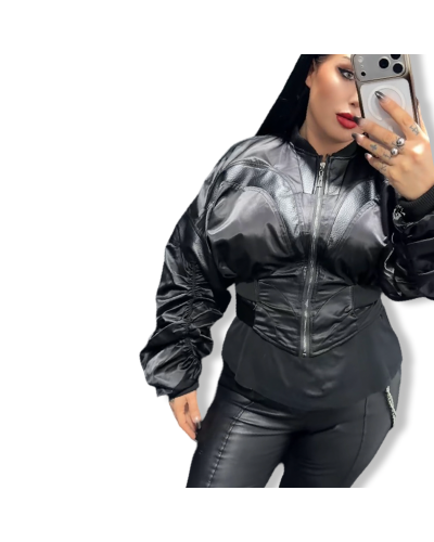 BOMBER  RETRO GOTH DAYANNA|LA OVEJA NEGRA SHOP.