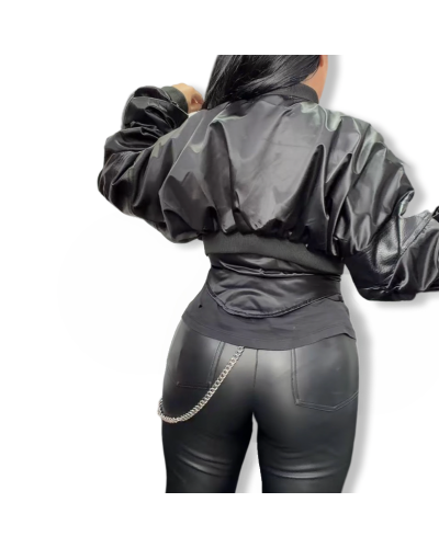 BOMBER  RETRO GOTH DAYANNA|LA OVEJA NEGRA SHOP.