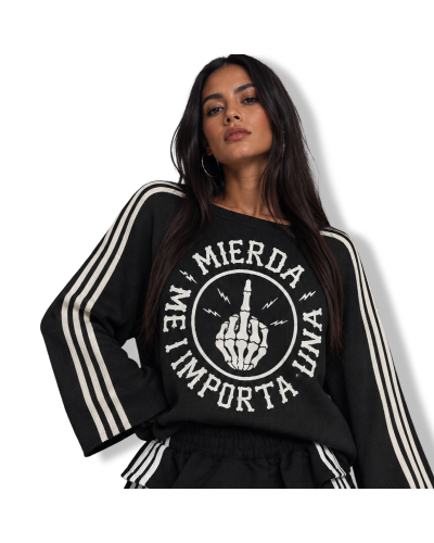 SWEATER ME IMPORTA UNA MIERDA|LA OVEJA NEGRA SHOP.