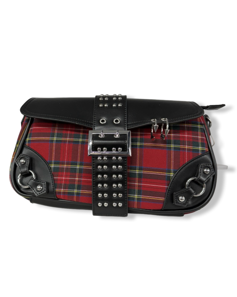 BOLSO RED TARTAN |LA Oveja Negra Shop|BANNED ALTERNATIVE.