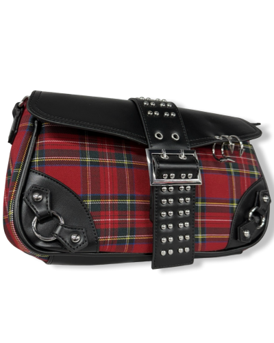 BOLSO RED TARTAN |LA Oveja Negra Shop|BANNED ALTERNATIVE.