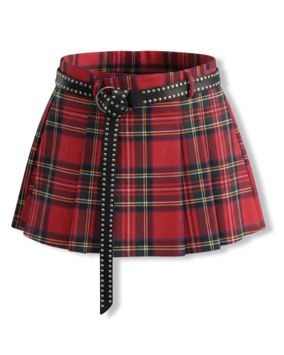 FALDA PANTALÒN ESCOCESA CHIC&PUNK