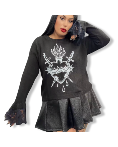 SWEATER SACRED|DARK SHEEPS|LA OVEJA NEGRA SHOP.