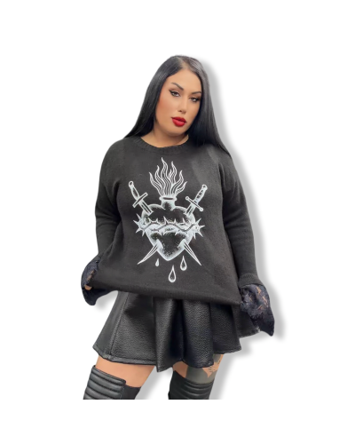 SWEATER SACRED|DARK SHEEPS|LA OVEJA NEGRA SHOP.