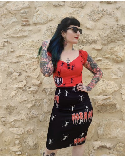 FALDA TUBO VAMPIRA GHOUL|LA Oveja Negra Shop|Dark Sheeps.