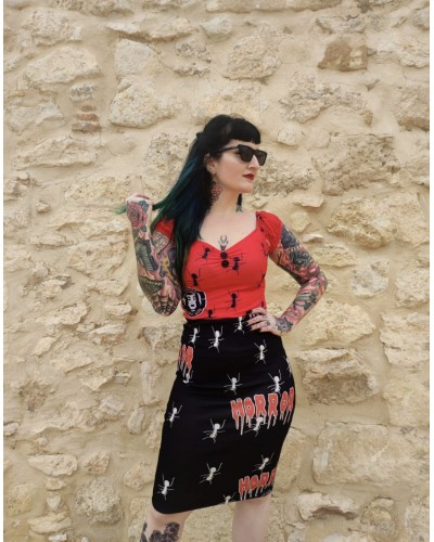 FALDA TUBO VAMPIRA GHOUL|LA Oveja Negra Shop|Dark Sheeps.