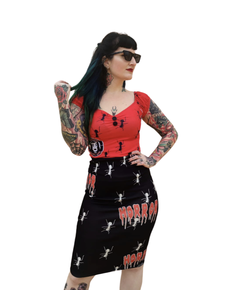 FALDA TUBO VAMPIRA GHOUL|LA Oveja Negra Shop|Dark Sheeps.