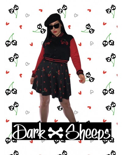 FALDA CHERRY SKULL.