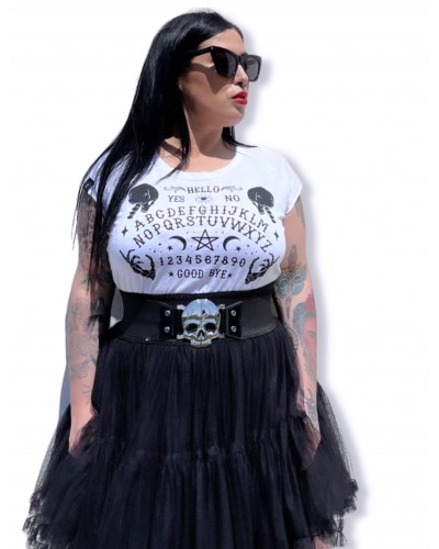 CAMISETA OUIJA BLANCA|LA Oveja Negra Shop|Dark Sheeps.