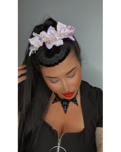 FLOR PELO PIN UP|LA OVEJA NEGRA SHOP.